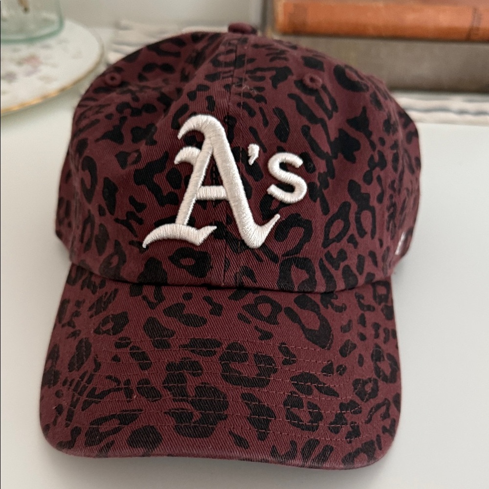 NWT 47’ brand Leopard Print Baseball Cap